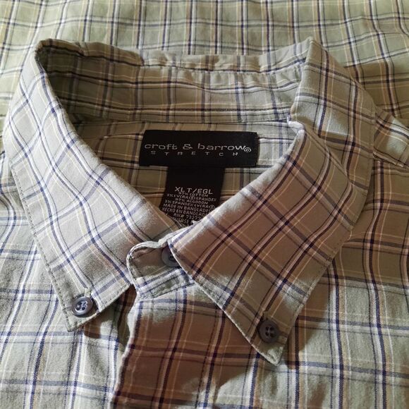 Croft and Barrow Shirt Men's size Extra Large - Picture 6 of 9